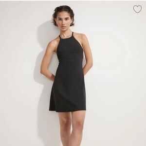 Madewell Women’s Flex Fitness Black Halter Dress Sz XS